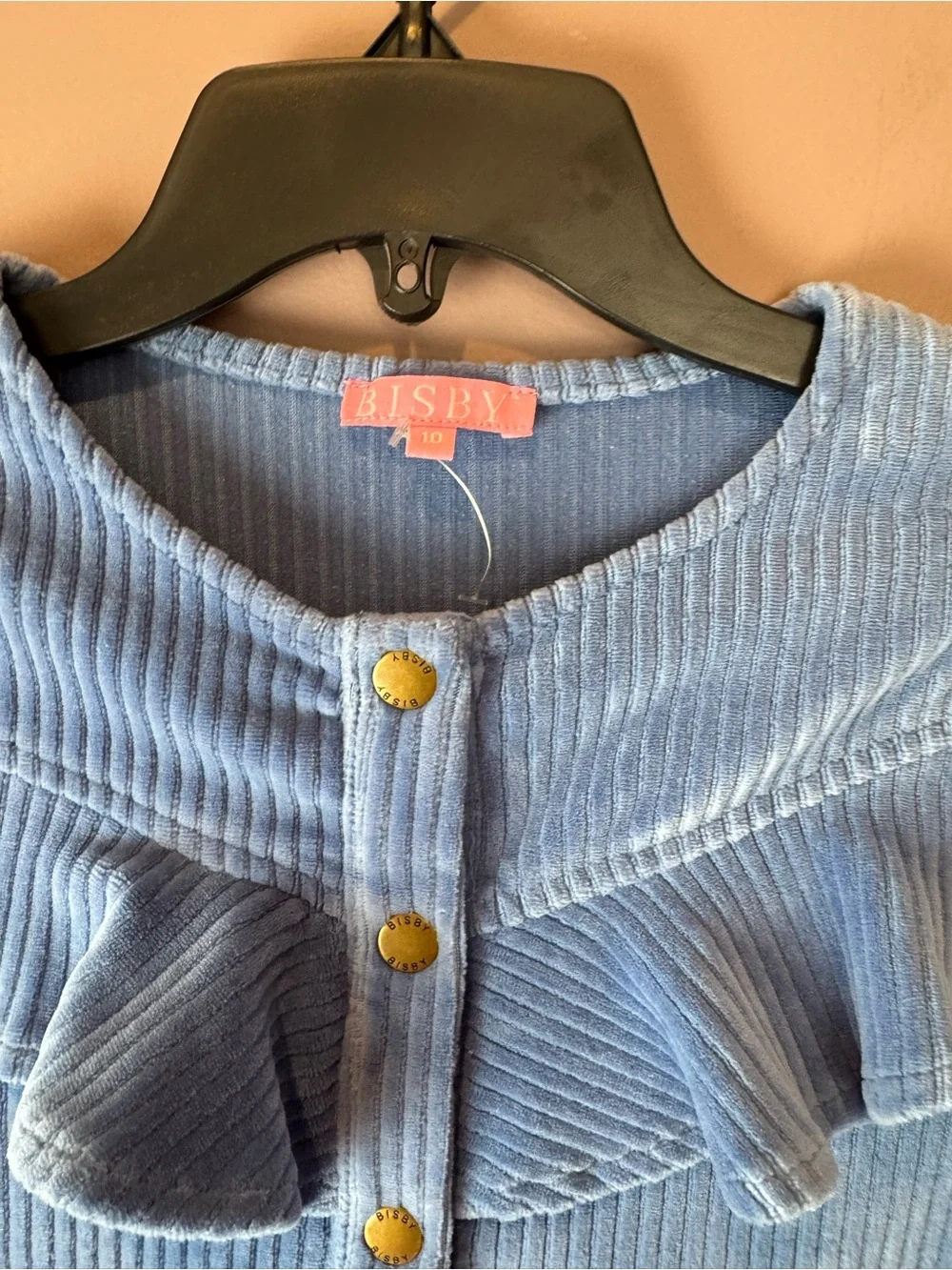 Bisby Blue Long Sleeve Dress - Kids Sz 10